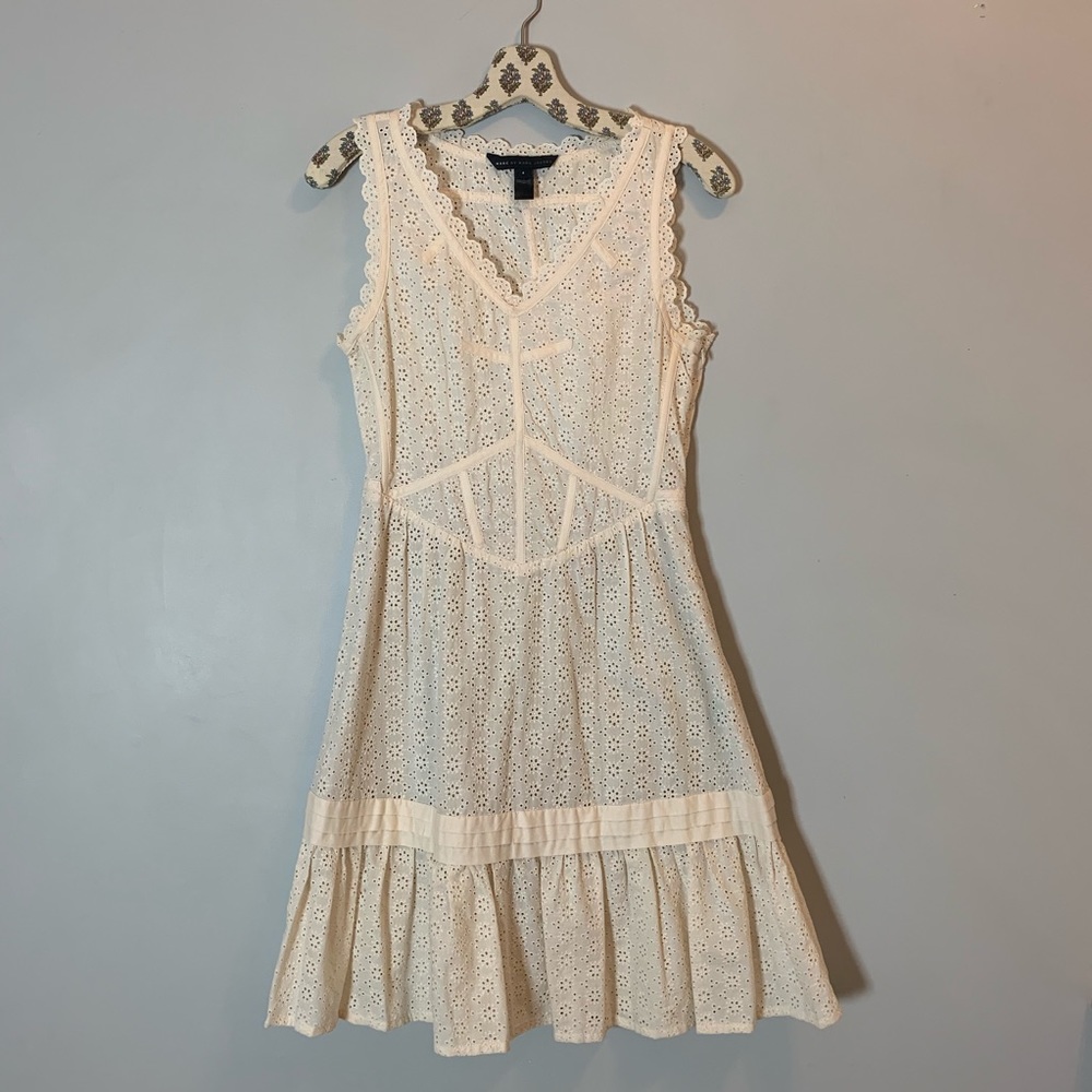Marc by Marc Jacobs Cream Dress Bridal Graduation